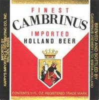Oranjeboom Bierbrouwerij, Cambrinus Imported Holland Beer