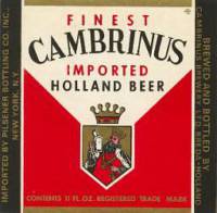 Oranjeboom Bierbrouwerij, Cambrinus Imported Holland Beer