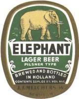 Oranjeboom Bierbrouwerij, Elephant Lager Beer Pilsner Type