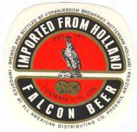 Oranjeboom Bierbrouwerij, Falcon Beer Imported From Holland