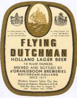 Oranjeboom Bierbrouwerij, Flying Dutchman Holland Lager Beer