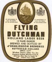 Oranjeboom Bierbrouwerij, Flying Dutchman Holland Lager Beer