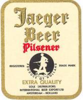 Oranjeboom Bierbrouwerij, Jaeger Beer Pilsener Extra Quality