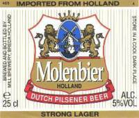 Oranjeboom Bierbrouwerij, Molenbier Holland Dutch Pilsener Beer Strong Lager