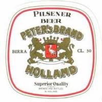 Oranjeboom Bierbrouwerij, Peter's Brand Holland Pilsener Beer Birra