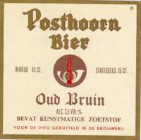 Oranjeboom Bierbrouwerij, Posthoorn Bier Oud Bruin