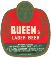 Oranjeboom Bierbrouwerij, Queen's Lager Beer