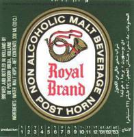 Oranjeboom Bierbrouwerij, Royal Brand Posthorn Non Alc. Malt Beverage