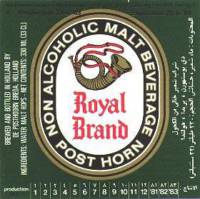 Oranjeboom Bierbrouwerij, Royal Brand Posthorn Non Alc. Malt Beverage