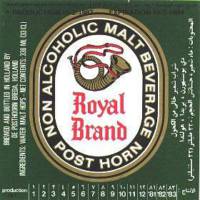 Oranjeboom Bierbrouwerij, Royal Brand Posthorn Non Alc. Malt Beverage