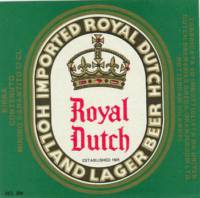Oranjeboom Bierbrouwerij, Royal Dutch Holland Lager Beer