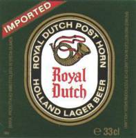 Oranjeboom Bierbrouwerij, Royal Dutch Holland Lager Beer