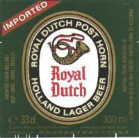 Oranjeboom Bierbrouwerij, Royal Dutch Holland Lager Beer