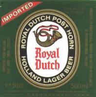 Oranjeboom Bierbrouwerij, Royal Dutch Holland Lager Beer