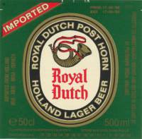 Oranjeboom Bierbrouwerij, Royal Dutch Holland Lager Beer