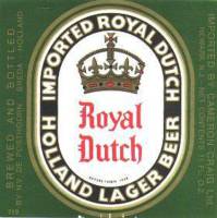 Oranjeboom Bierbrouwerij, Royal Dutch Holland Lager Beer