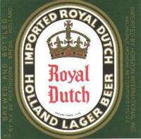 Oranjeboom Bierbrouwerij, Royal Dutch Holland Lager Beer