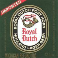 Oranjeboom Bierbrouwerij, Royal Dutch Holland Lager Beer