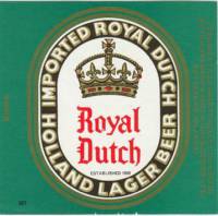 Oranjeboom Bierbrouwerij, Royal Dutch Holland Lager Beer