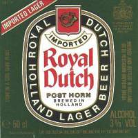 Oranjeboom Bierbrouwerij, Royal Dutch Posthorn Holland Lager Beer