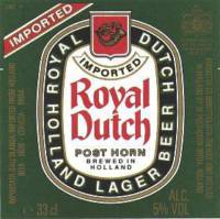 Oranjeboom Bierbrouwerij, Royal Dutch Posthorn Holland Lager Beer