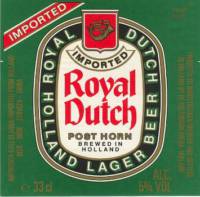 Oranjeboom Bierbrouwerij, Royal Dutch Posthorn Holland Lager Beer