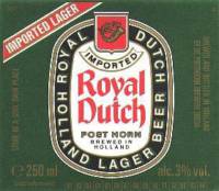 Oranjeboom Bierbrouwerij, Royal Dutch Posthorn Holland Lager Beer