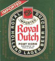 Oranjeboom Bierbrouwerij, Royal Dutch Posthorn Holland Lager Beer