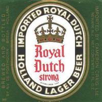 Oranjeboom Bierbrouwerij, Royal Dutch Strong Holland Lager Beer