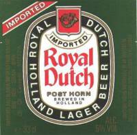 Oranjeboom Bierbrouwerij, Royal Dutch Holland Lager Beer