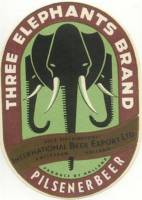 Oranjeboom Bierbrouwerij, Three Elephants Brand Pilsener Beer