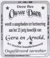 Utrechtse Stoombierbrouwerij Oudaen, Ouwe Daen