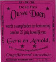Utrechtse Stoombierbrouwerij Oudaen, Ouwe Daen