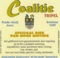 Huisbrouwerij De Peelander, Coalitie Tripel