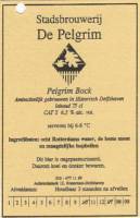 Stadsbrouwerij De Pelgrim, Pelgrim Bock