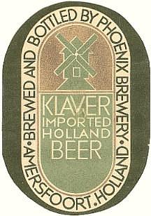 Phoenix, Klaver Holland Imported Beer
