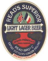 Phoenix, Read's Superior Light Lager Beer