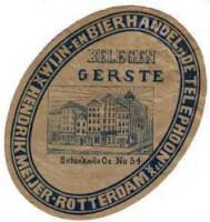 Stoombierbrouwerij De Posthoorn (Rotterdam), Belegen Gerste