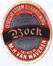 Stoombierbrouwerij De Posthoorn (Leiden), Bock