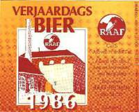 Brouwerij De Raaf, Verjaardagsbier 1986