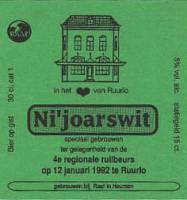 Brouwerij De Raaf, Ni'joarswit