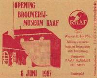 Brouwerij De Raaf, Opening Brouwerijmuseum Raaf