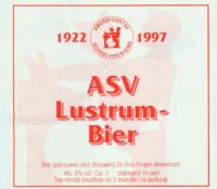 Brouwerij De Drie Ringen, ASV Lustrumbier 