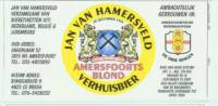 Brouwerij De Drie Ringen, Jan van Hamersveld Verhuisbier
