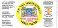Brouwerij De Drie Ringen, Jan van Hamersveld Verhuisbier