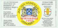Brouwerij De Drie Ringen, Jan van Hamersveld Verhuisbier