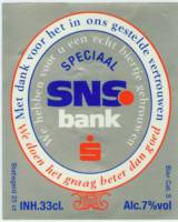 Brouwerij De Drie Ringen, SNS Bank Speciaal