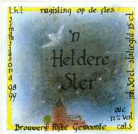 Brouwerij Rijke Gewoonte, #'n Heldere Ster