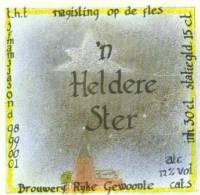 Brouwerij Rijke Gewoonte, #'n Heldere Ster