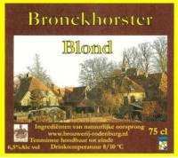 Bronckhorster Brewing Company , Bronckhorster Blond